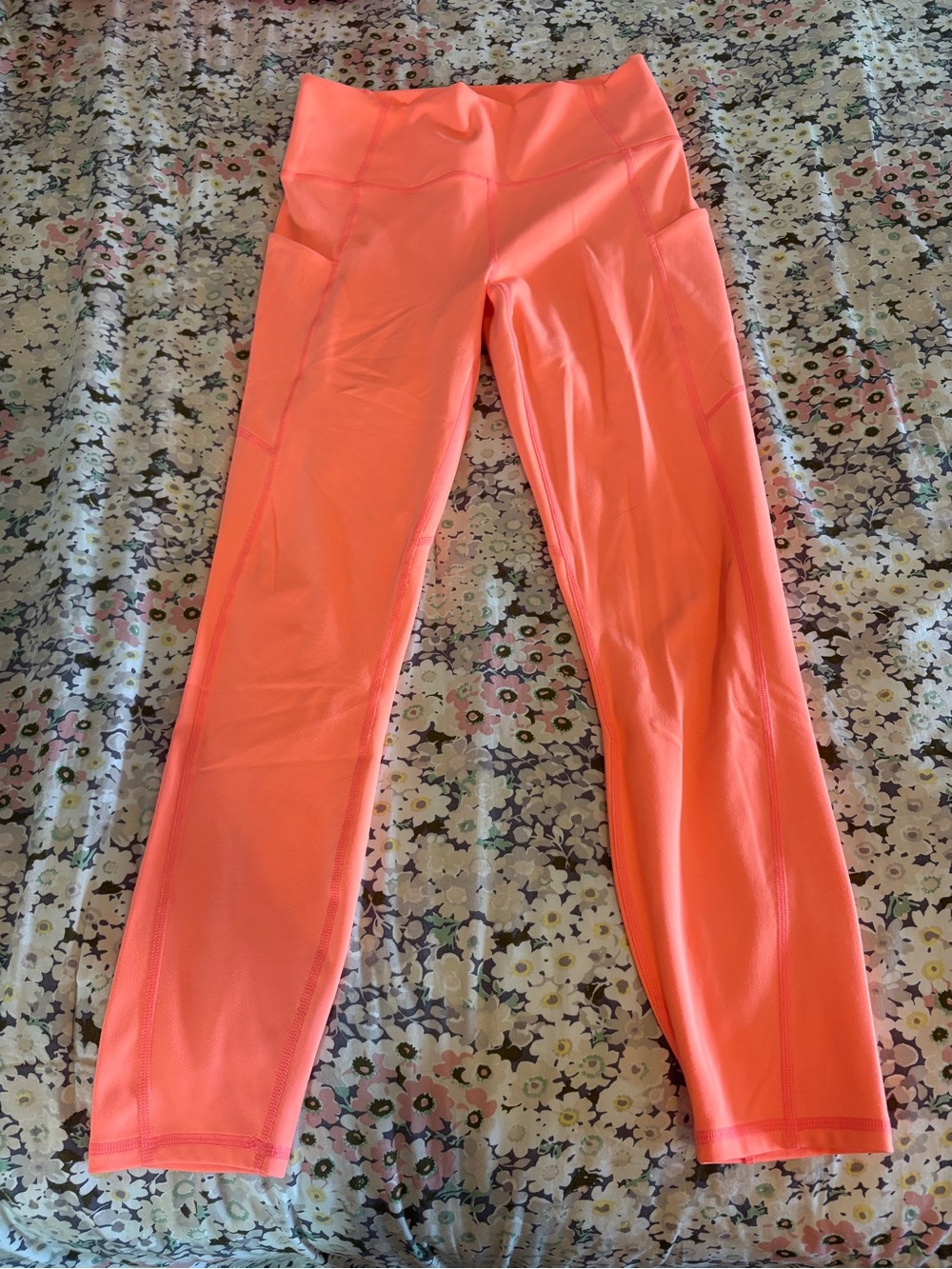 Women’s Neon Coral Active Leggings